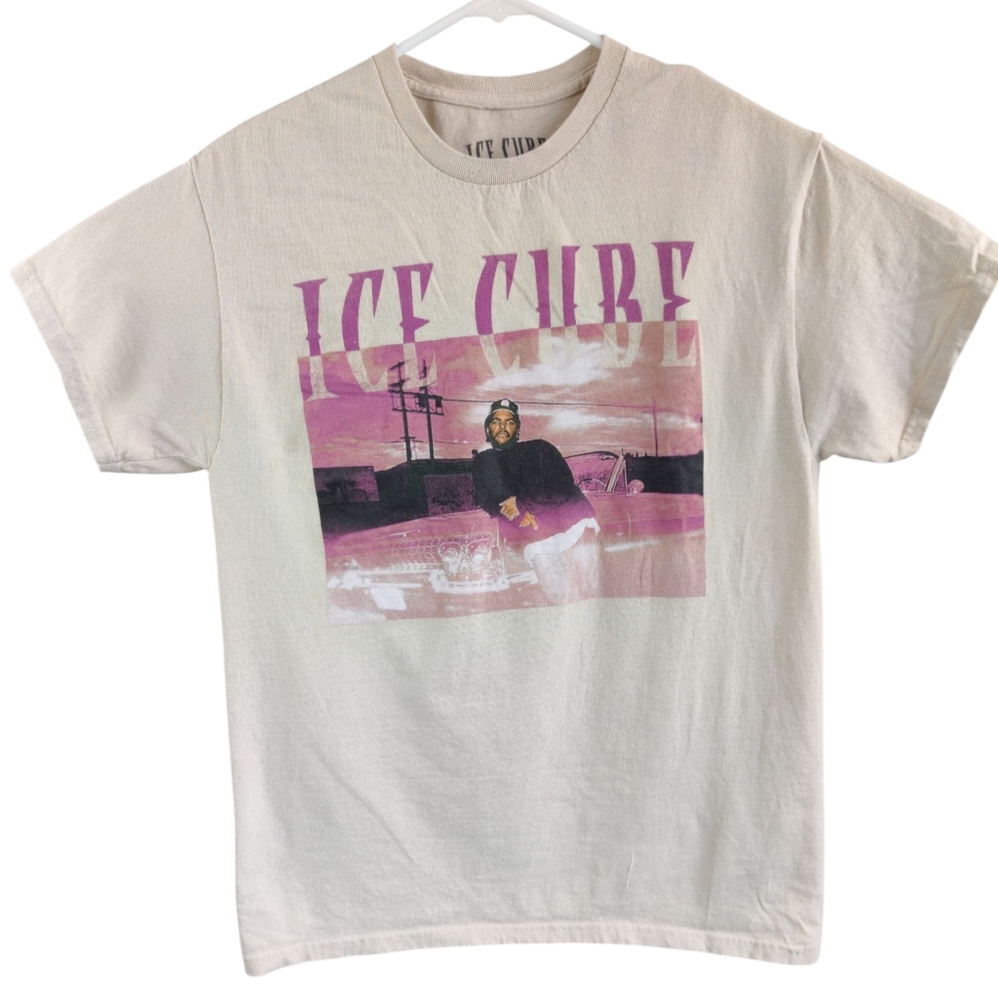 Ice Cube T Shirt Medium Cream In Color (Bin A)